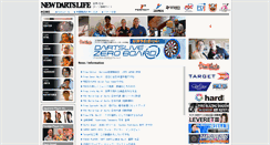 Desktop Screenshot of newdartslife.com